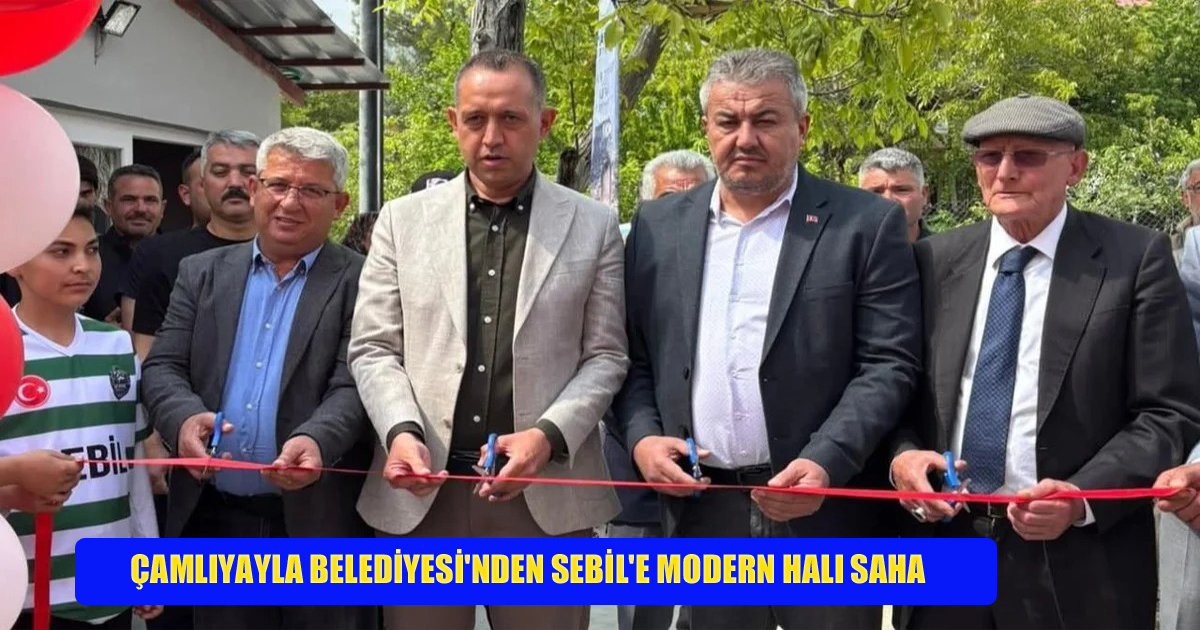 ÇAMLIYAYLA BELEDİYESİ'NDEN SEBİL'E MODERN HALI SAHA 